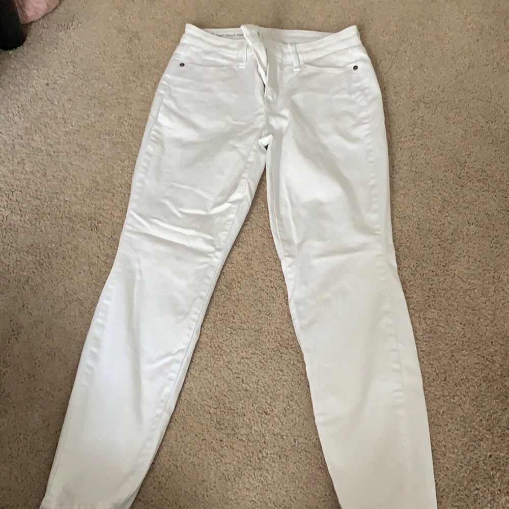 Talbots White High Waisted Jeans